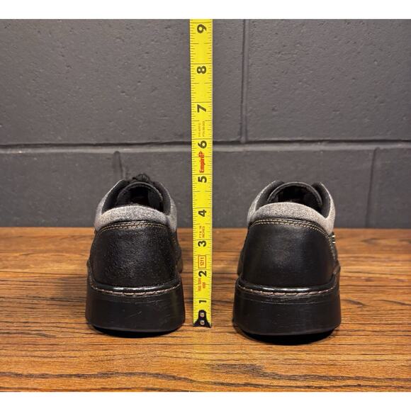 Vintage Skechers Y2K 90s Jammers Women’s Sz 10 Black Leather Chunky Oxford Shoes - Picture 4 of 8